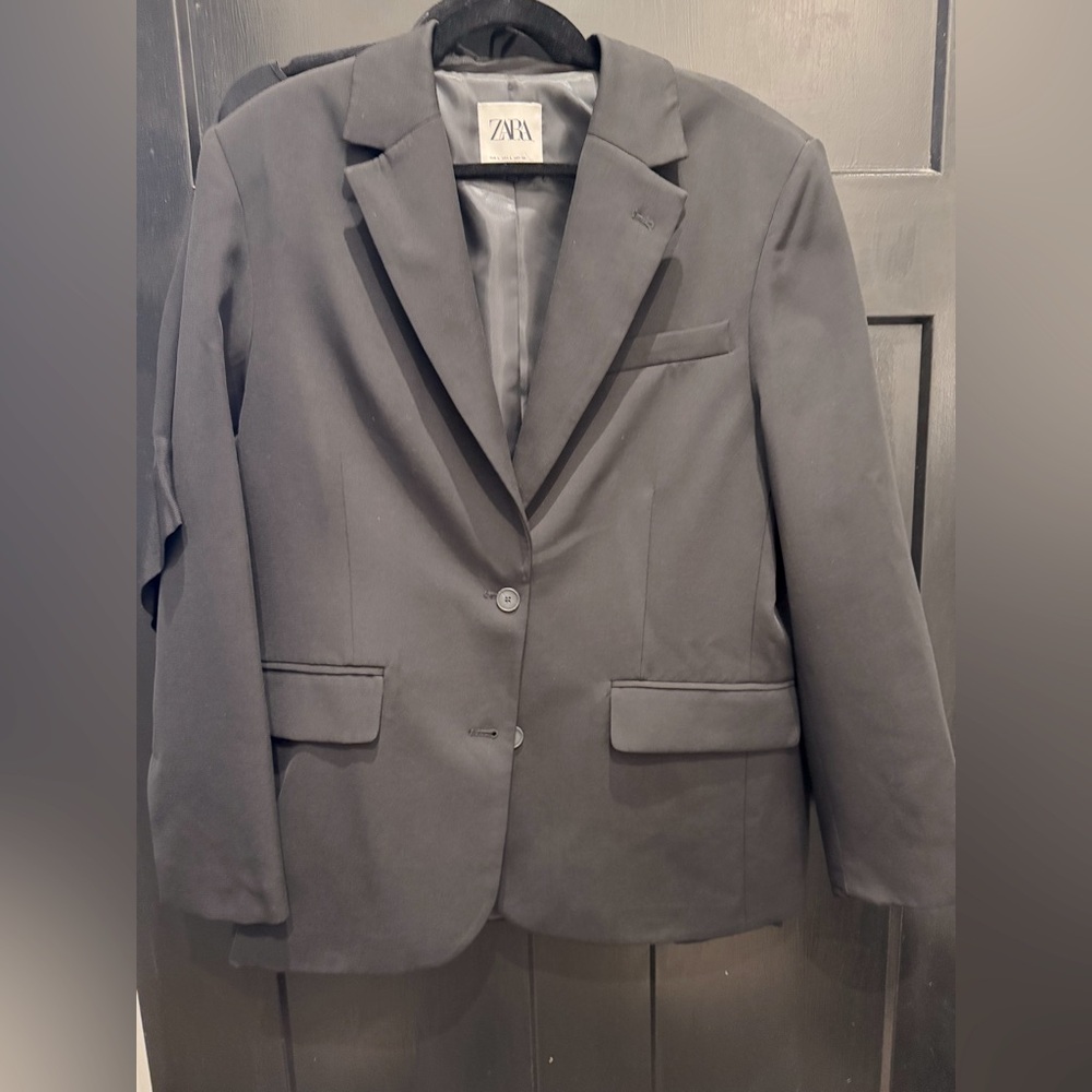 Zara Black Sports Coat Blazer – Pristine Condition